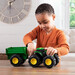 Іграшковий трактор Monster Treads із причепом і великими колесами, John Deere Kids дополнительное фото 7.
