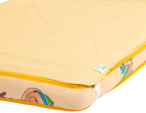 Постільна білизна: Наматрасник-пеленка непромокаемый 2 в 1 Classic, 60 ? 80 см, желтый, Эко Пупс