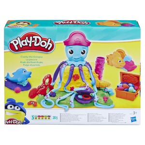 Лепка и пластилин: Набор с пластилином Hasbro Веселый осьминог, Play-Doh