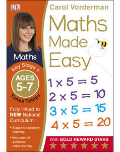 Обучение счёту и математике: Maths Made Easy Times Tables Ages 5-7 Key Stage 1