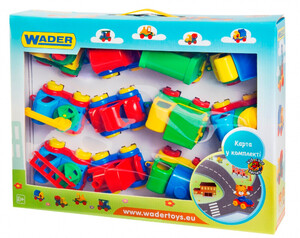 Игры и игрушки: Kid cars - игровой набор с машинками, 12 шт.