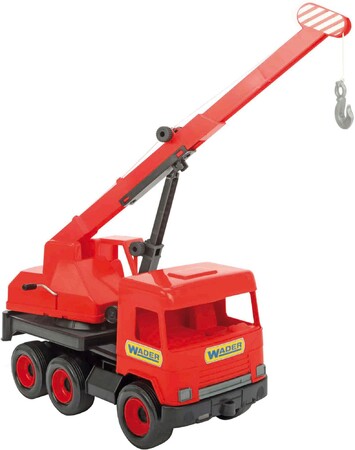 Строительная техника: Кран Middle Truck (40 см), красный Wader