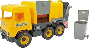 Городская и сельская техника: Мусоровоз Middle Truck (40 см), желтый Wader