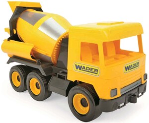 Ігри та іграшки: Бетономішалка Middle Truck (40 см), жовта