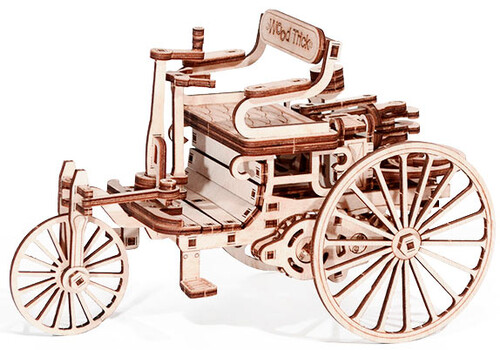 Механические конструкторы: Первый автомобиль, механический 3D-пазл, Wood Trick