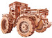 Трактор, механический 3D-пазл Wood Trick дополнительное фото 1.
