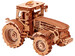 Трактор, механический 3D-пазл Wood Trick дополнительное фото 5.