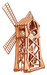 Мельница, механический 3D-пазл (482-195190364) Wood Trick дополнительное фото 1.