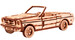 Кабриолет, механический 3D-пазл Wood Trick дополнительное фото 1.