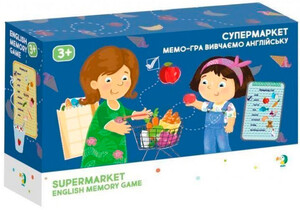 Пазлы и головоломки: Мемо-игра Изучаем английски, Супермаркет