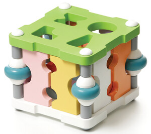 Розвивальні іграшки: Сортер квадратний малий LS-3