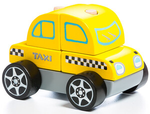 Кубики, пірамідки і сортери: Машинка Таксі LM-6