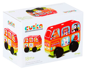 Розвивальні іграшки: Автобус Веселі звірі LM-10