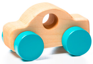 Ігри та іграшки: Міні-машинка Cubika, блакитні колеса