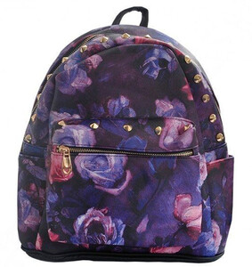 Рюкзаки, сумки, пеналы: Рюкзак Simple Purple Roses (4,3)