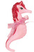 Кукла русалка Ася с 2 нарядами (розовый вариант) и питомцем дополнительное фото 3.