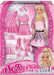 Кукла Ася с 3 розовыми нарядами и аксессуарами, Розовый стиль дополнительное фото 1.