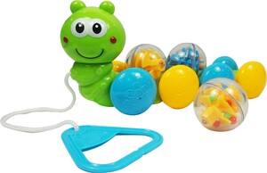 Развивающие игрушки: Гусеница-каталка с шариками, BeBeLino