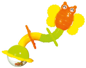 Развивающие игрушки: Погремушка-прорезыватель Бабочка-Твист, BeBeLino