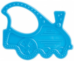 Ігри та іграшки: Прорізувач для зубів Поїзд (синій), Canpol babies
