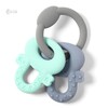 Прорезыватель для зубов ортодонтический мятно-серый, BabyOno