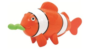 Игры и игрушки: Игрушка для ванной комнаты Рыбка-клоун с червячком