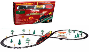 Железные дороги и поезда: Королевский Экспресс, на дистанционном управлении, 550 см