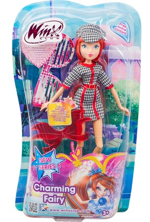 Ляльки і аксесуари: Charming Fairy, Чарівна фея Блум, лялька 27 см. WinX
