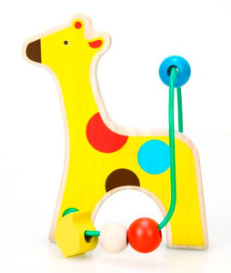 Развивающие игрушки: Лабиринт из бус Жираф Lucy&Leo