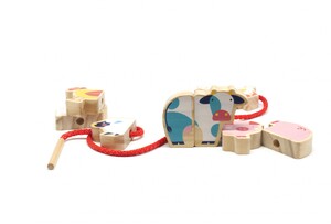 Ігри та іграшки: Шнурівка Ферма (10 елементів) Lucy&Leo