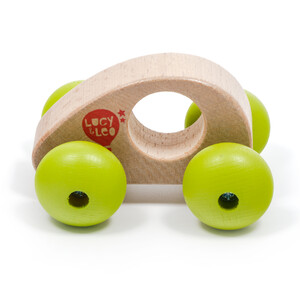 Ігри та іграшки: Машинка Роллі-Поллі (салатові колеса) Lucy&Leo