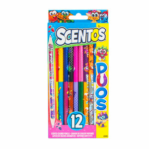 Товари для малювання: Набір ароматних олівців «Подвійні веселощі» 12 шт., Scentos