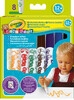 8 легко смываемых широких фломастеров Crayola (8324)