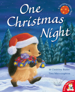 Книги про животных: One Christmas Night - мягкая обложка