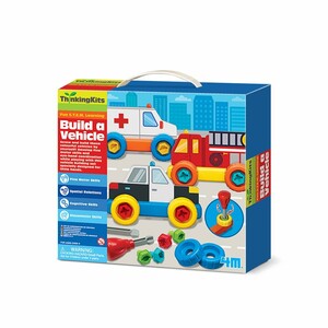 Розвивальні іграшки: Ігровий набір-конструктор «Рятувальні автомобілі» 00-04694, 4M