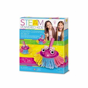 Ігри та іграшки: STEAM-набір «Розумний робот-прибиральник» 00-04908, 4M
