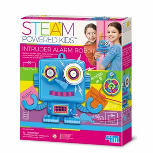 Інтерактивні іграшки та роботи: STEAM-набір «Робот-охоронець» 00-04900, 4M