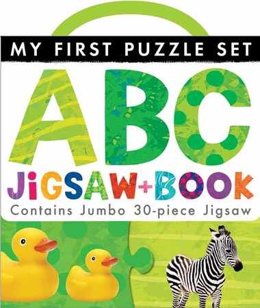 Для самых маленьких: My First Puzzle Set: ABC Jigsaw and Book