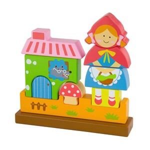 Ігри та іграшки: Магнітна дерев'яна іграшка Viga Toys Червона Шапочка