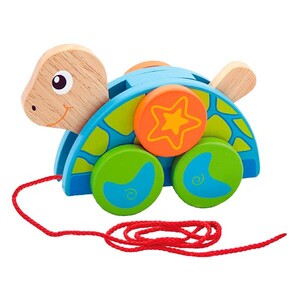 Розвивальні іграшки: Дерев'яна каталка Viga Toys Черепаха