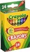 Цветные восковые мелки (24 шт), Crayola дополнительное фото 1.