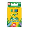 Кольорова крейда зі зниженим виділенням пилу (12 шт), Crayola