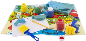 Товари для малювання: Набір для малювання гуашшю зі штампами і валиком, Crayola