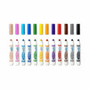 Смываемые тонкие фломастеры ярких цветов Super Tips (12 шт), Crayola