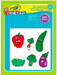 Набор многоразовых наклеек для малышей Овощи и фрукты (180 наклеек), Mini Kids, Crayola дополнительное фото 2.