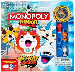 Настольные игры: Монополия джуниор, настольная игра Yo-Kai Watch