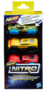 Ігри та іграшки: Набір машинок Nerf Nitro 3 шт. (Версія 7)