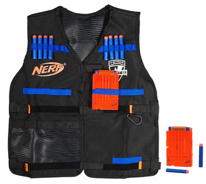 Игрушечное оружие: Жилет агента Nerf с магазинами и стрелами