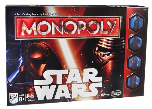 Настільні ігри: Монополія Зоряні війни. Star Wars Monopoly, Hasbro