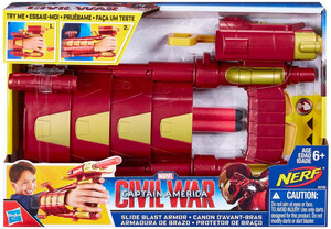 Іграшкова зброя: Бойова броня Залізної Людини, Captain America Civil War Nerf
